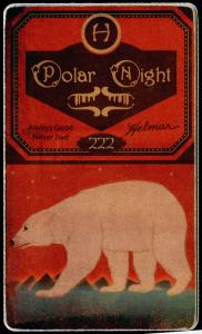 Picture, Helmar Brewing, Helmar Polar Night Card # 222, Emmett Seery, On path, about to catch ball, Indianapolis Hoosiers