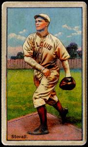 Picture of Helmar Brewing Baseball Card of George Stovall, card number 228 from series Helmar Polar Night