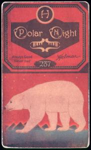 Picture, Helmar Brewing, Helmar Polar Night Card # 237, Vic WILLIS (HOF), Red sweater, ball at chest, Boston Beaneaters