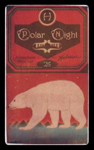 Picture, Helmar Brewing, Helmar Polar Night Card # 26, Billy HAMILTON, Wide grip, one foot on path, Kansas City Cowboys