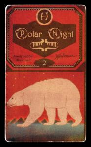 Picture, Helmar Brewing, Helmar Polar Night Card # 2, Cap ANSON, Bat nearly straight up, Chicago White Stockings