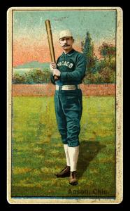 Picture of Helmar Brewing Baseball Card of Cap ANSON, card number 2 from series Helmar Polar Night