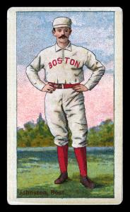 Picture, Helmar Brewing, Helmar Polar Night Card # 30, Dick Johnston, Hands on hips, Boston Beaneaters