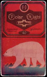 Picture, Helmar Brewing, Helmar Polar Night Card # 40, Jack Rowe, Looking at ball in air, Detroit Wolverines