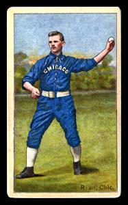 Picture, Helmar Brewing, Helmar Polar Night Card # 41, Jimmy Ryan, No cap, about to throw, Chicago White Stockings