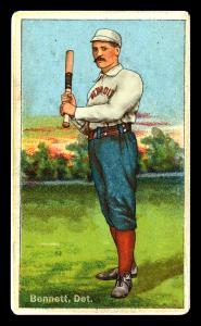 Picture of Helmar Brewing Baseball Card of Charlie Bennett, card number 58 from series Helmar Polar Night