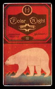Picture, Helmar Brewing, Helmar Polar Night Card # 61, Jack Burdock, Wide grip, fence, Boston Beaneaters