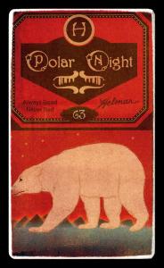 Picture, Helmar Brewing, Helmar Polar Night Card # 63, Charlie Ganzel, Catching ball, house behind, Detroit Wolverines