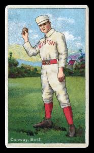 Picture of Helmar Brewing Baseball Card of Dick Conway, card number 64 from series Helmar Polar Night