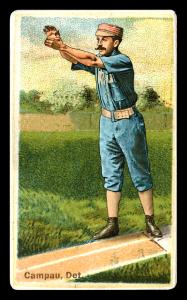 Picture of Helmar Brewing Baseball Card of Count Campau, card number 67 from series Helmar Polar Night