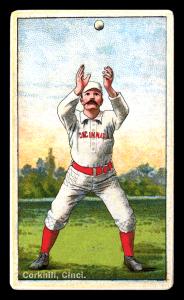 Picture of Helmar Brewing Baseball Card of Pop Corkhill, card number 71 from series Helmar Polar Night
