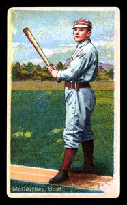 Picture of Helmar Brewing Baseball Card of Tommy McCARTHY, card number 77 from series Helmar Polar Night