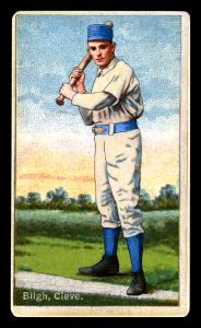 Picture of Helmar Brewing Baseball Card of Ned Bligh, card number 8 from series Helmar Polar Night