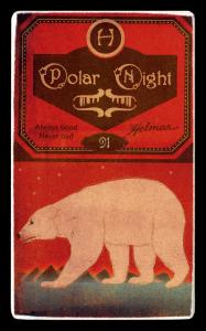 Picture, Helmar Brewing, Helmar Polar Night Card # 91, Paul Cobb, Side view of throwing pose, Lincoln Railsplitters