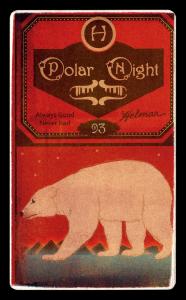 Picture, Helmar Brewing, Helmar Polar Night Card # 93, Walter JOHNSON (HOF), Batting follow through, Washington Senators