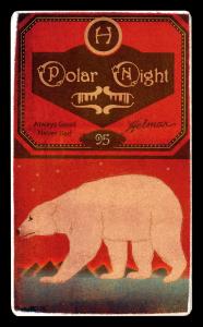 Picture, Helmar Brewing, Helmar Polar Night Card # 95, Lou GEHRIG, Ball held very high pitching, Columbia University