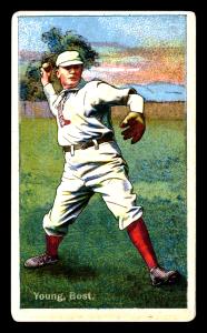 Picture of Helmar Brewing Baseball Card of Cy YOUNG (HOF), card number 96 from series Helmar Polar Night