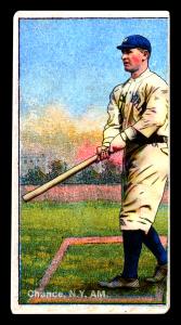 Picture of Helmar Brewing Baseball Card of Frank CHANCE, card number 97 from series Helmar Polar Night