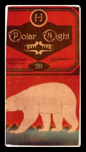 Picture, Helmar Brewing, Helmar Polar Night Card # 98, Frank CHANCE, Throwing follow through, Chicago Cubs