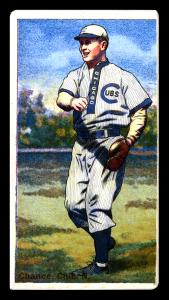 Picture of Helmar Brewing Baseball Card of Frank CHANCE, card number 98 from series Helmar Polar Night