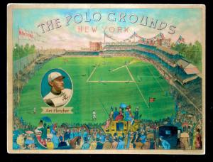 Picture, Helmar Brewing, Polo Grounds Heroes Card # 18, Art Fletcher, Portrait, New York Giants