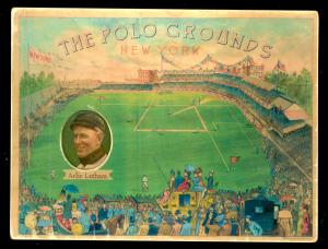 Picture, Helmar Brewing, Polo Grounds Heroes Card # 20, Arlie Latham, Portrait, New York Giants