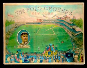 Picture, Helmar Brewing, Polo Grounds Heroes Card # 26, Christy MATHEWSON (HOF), Looking right, New York Giants