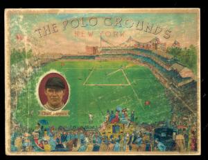 Picture, Helmar Brewing, Polo Grounds Heroes Card # 36, Chief Meyers, Portrait, New York Giants
