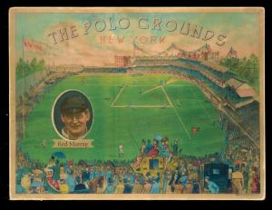 Picture, Helmar Brewing, Polo Grounds Heroes Card # 38, Red Murray, Portrait, New York Giants
