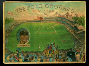 Picture, Helmar Brewing, Polo Grounds Heroes Card # 46, Cy Seymour, Portrait, New York Giants