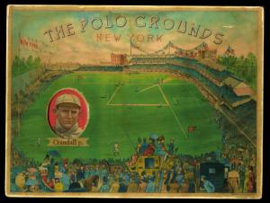 Picture, Helmar Brewing, Polo Grounds Heroes Card # 7, Doc Crandall, With cap, New York Giants