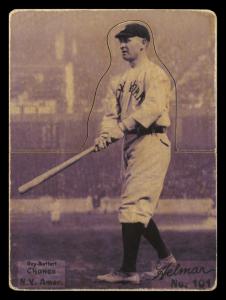 Picture of Helmar Brewing Baseball Card of Frank CHANCE, card number 101 from series R318-Helmar Hey-Batter!