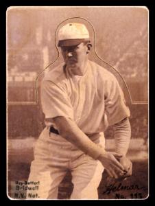 Picture of Helmar Brewing Baseball Card of Al Bridwell, card number 115 from series R318-Helmar Hey-Batter!