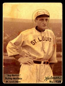 Picture of Helmar Brewing Baseball Card of Bobby WALLACE (HOF), card number 138 from series R318-Helmar Hey-Batter!