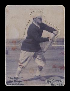 Picture of Helmar Brewing Baseball Card of Jim Thorpe, card number 158 from series R318-Helmar Hey-Batter!