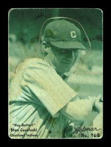 Picture, Helmar Brewing, R318-Helmar Card # 168, Stan COVELESKI (HOF), Batting, Cleveland Indians