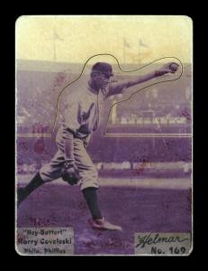 Picture, Helmar Brewing, R318-Helmar Card # 169, Harry Coveleski, Outstretched hand, Philadelphia Phillies