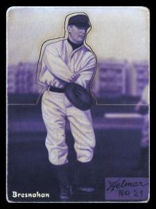 Picture of Helmar Brewing Baseball Card of Roger BRESNAHAN (HOF), card number 21 from series R318-Helmar Hey-Batter!