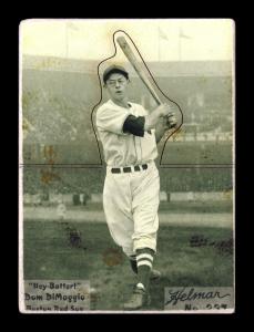 Picture, Helmar Brewing, R318-Helmar Card # 237, Dom DiMaggio, Hard swing, Boston Red Sox