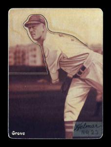 Picture of Helmar Brewing Baseball Card of Lefty GROVE, card number 23 from series R318-Helmar Hey-Batter!
