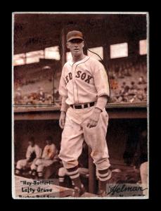 Picture of Helmar Brewing Baseball Card of Lefty GROVE, card number 252 from series R318-Helmar Hey-Batter!