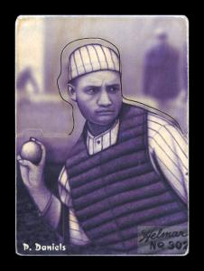 Picture of Helmar Brewing Baseball Card of Pepper Daniels, card number 302 from series R318-Helmar Hey-Batter!