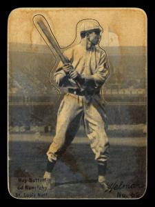 Picture of Helmar Brewing Baseball Card of Ed Konetchy, card number 62 from series R318-Helmar Hey-Batter!