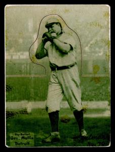 Picture of Helmar Brewing Baseball Card of George Mullin, card number 70 from series R318-Helmar Hey-Batter!