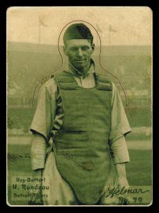Picture, Helmar Brewing, R318-Helmar Card # 79, Henri Rondeau, Standing with gear, Detroit Tigers