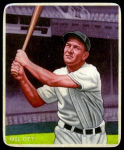 Picture of Helmar Brewing Baseball Card of Mel OTT, card number 10 from series R319-Helmar Big League