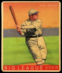 Picture of Helmar Brewing Baseball Card of Ross YOUNGS (HOF), card number 178 from series R319-Helmar Big League