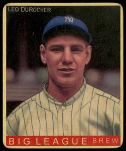 Picture, Helmar Brewing, R319-Helmar Card # 192, Leo DUROCHER, Portrait, New York Yankees