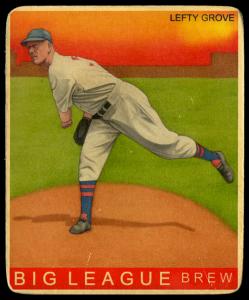 Picture of Helmar Brewing Baseball Card of Lefty GROVE, card number 23 from series R319-Helmar Big League