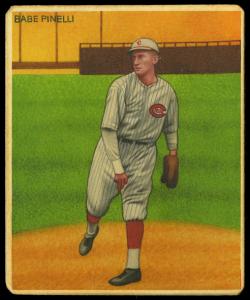 Picture of Helmar Brewing Baseball Card of Babe Pinelli, card number 243 from series R319-Helmar Big League